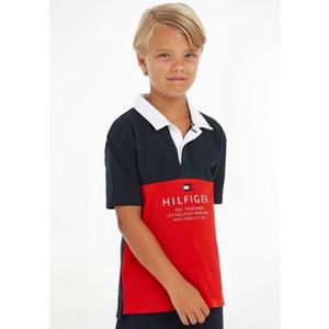 Tommy Hilfiger Poloshirt COLORBLOCK POLO S/S met belettering