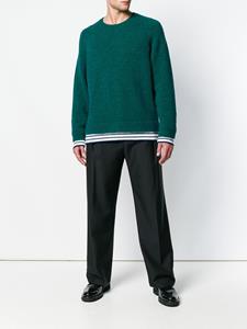 Haider Ackermann laagdetail sweater - Groen