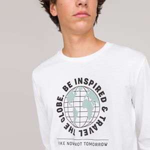 LA REDOUTE COLLECTIONS Set van 2 bedrukte T-shirts met lange mouwen
