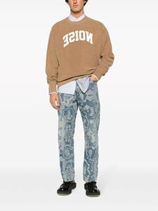 Undercover Sweater met print - Bruin