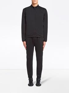 Prada Sweater met logopatch - Zwart