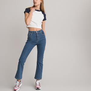 LA REDOUTE COLLECTIONS Cropped T-shirt met ronde hals