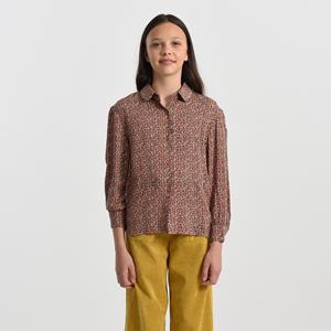 MINI MOLLY Bedrukte blouse met lange pofmouwen