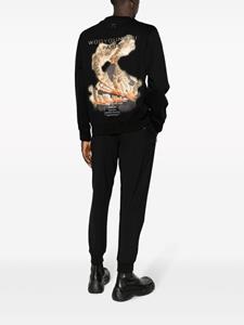 Wooyoungmi Sweater met print - Zwart