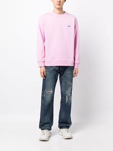 We11done Sweater met logopatch - Roze