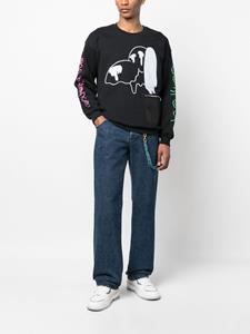 WESTFALL Sweater met print - Zwart