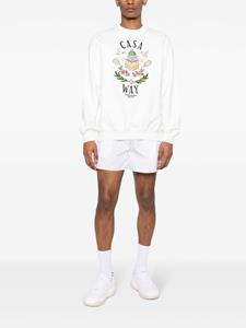 Casablanca Casa Way embroidered sweatshirt - Wit