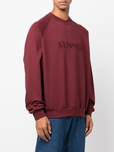 Sunnei Sweater met logoprint - Rood