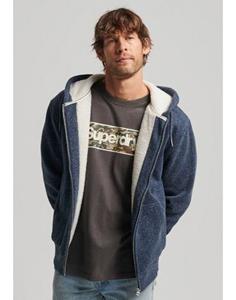 Superdry Capuchonsweatvest SD-BORG LINED ZIP HOOD