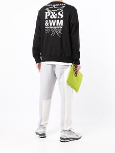 White Mountaineering Sweater met logoprint - Zwart