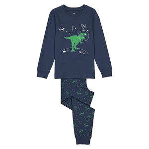 LA REDOUTE COLLECTIONS Pyjama in jersey met reflecterende dinosaurus print