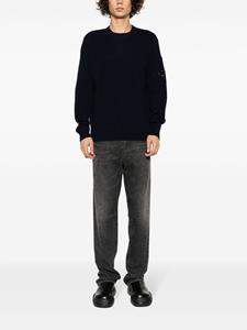 C.P. Company Sweater met logopatch - Blauw