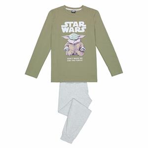 Star wars Pyjama met bedrukte zakken Grogu