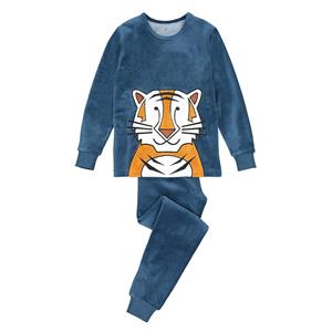 LA REDOUTE COLLECTIONS Pyjama in fluweel, tijgermotief