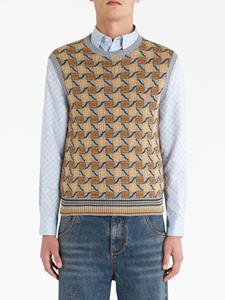 ETRO Spencer met geborduurd logo - Bruin