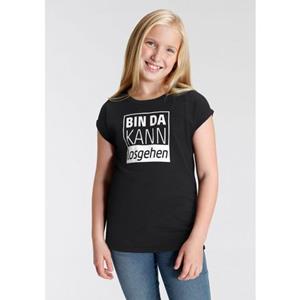 KIDSWORLD T-Shirt Bin da kann losgehen in weiter legerer Form