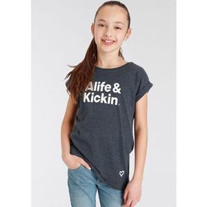 Alife & Kickin T-shirt Met logoprint