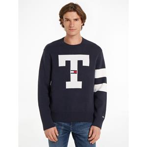 TOMMY JEANS Trui met ronde hals, relaxed