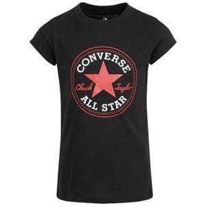 Kurzarm-t-shirt Für Kinder Converse Timeless  Schwarz