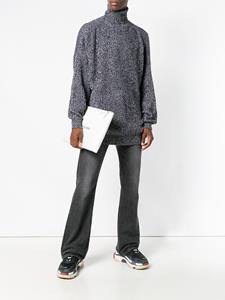 Balenciaga oversized polo neck jumper - Zwart