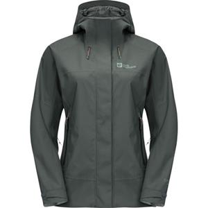 Jack Wolfskin Outdoorjacke "KAMMWEG 2L JKT W", mit Kapuze