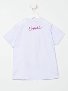 Amir Slama T-shirt met grafische print - Wit