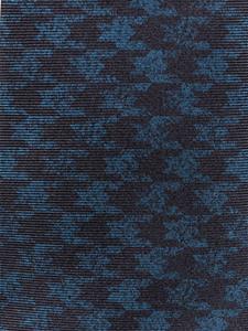 Kiton Stropdas met visgraat-patroon - Blauw
