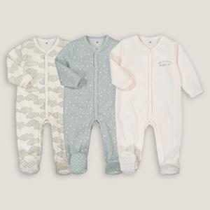 LA REDOUTE COLLECTIONS Set van 3 pyjama's in fluweel