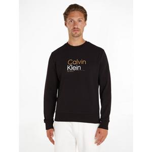 Calvin Klein Sweatshirt MULTI COLOR LOGO SWEATSHIRT met merklabel