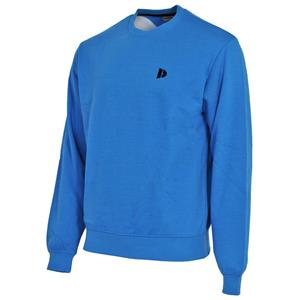 Donnay Donnay Heren - Fleece Crew Sweater Dean - True Blue