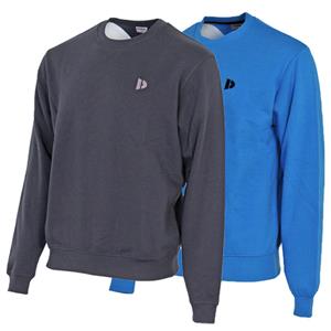 Donnay Donnay Heren - 2-Pack - Fleece Crew Sweater Dean - Navy & True Blue
