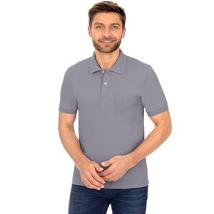 Trigema Poloshirt TRIGEMA Polohemd mit Brusttasche (1-tlg)