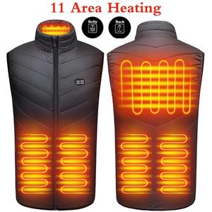 The second face a man Unisex USB infrared 11 heating zone vest jacket winter electric vest