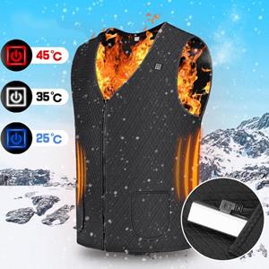 YYY1110 Intelligent Electric Battery USB Heated Warm Vest Men Women Heating Coat Winter Skiing Hiking