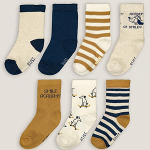 LA REDOUTE COLLECTIONS Set van 7 paar sokken, hondenprint