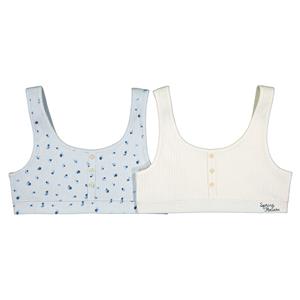LA REDOUTE COLLECTIONS Set van 2 bustiers in ribtricot