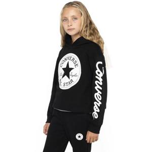 Converse Kapuzensweatshirt CHUCK PATCH CROPPED HOODIE - für Kinder