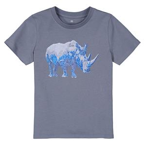 LA REDOUTE COLLECTIONS T-shirt met ronde hals, neushoornmotief