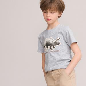 LA REDOUTE COLLECTIONS T-shirt met dinosaurus motief, bio katoen