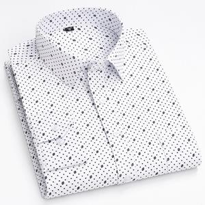 Sinwoyan online High Content Cotton Men Print Shirts Casual Long Sleeve Soft Man's Clothes Leisure