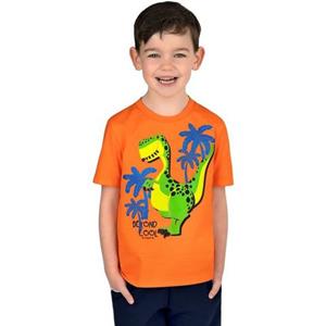 Trigema T-Shirt TRIGEMA T-Shirt mit coolem Dino-Motiv (1-tlg)