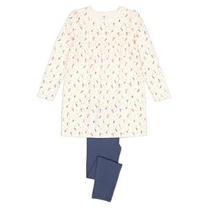 LA REDOUTE COLLECTIONS Pyjama, shirt in fluweel met bloemenprint
