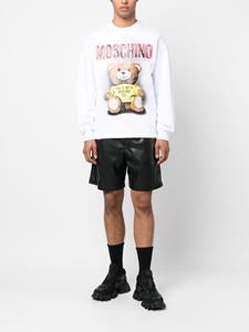 Moschino Sweater met grafische print - Wit