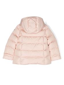 Il Gufo hooded quilted down jacket - Roze