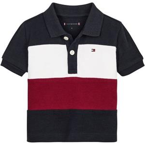 Tommy Hilfiger Poloshirt "BABY COLORBLOCK POLO S/S", mit Tommy Hilfiger Logo-Flag