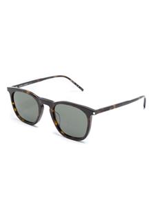 Saint Laurent Eyewear tortoiseshell-effect square-frame sunglasses - Bruin