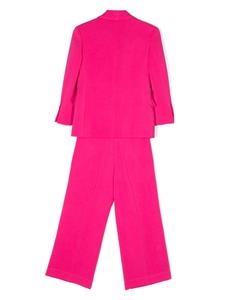 Stella McCartney Kids shawl-lapel single-breasted suit - Roze