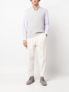 Brunello Cucinelli Ribfluwelen broek - Wit