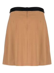 DKNY pleated mid-rise miniskirt - Bruin