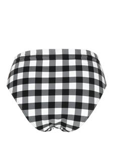 ERES Forme gingham-check bikini bottoms - Zwart